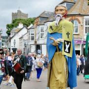 Sidmouth Giants at Folk Festival