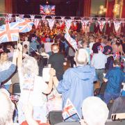 350 people enjoyed the Last Night of the Proms