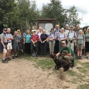 The Exmouth to Lyme Regis walking group.
