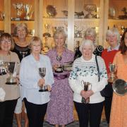 Winning team from the East Devon GC Ladies fun day