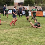Withies celebrate an excellent try