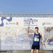 Piers Benton at the Alicante Half Marathon