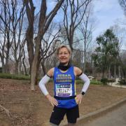 Susan Hill at the Tokyo Marathon