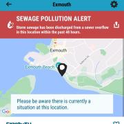 People urged not to swim at Exmouth after sewage alert