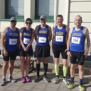 Anthony, Kelly, Chris, Adrian & Terry before the start