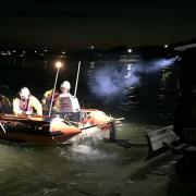Exmouth RNLI's inshore lifeboat called out after spotting flares on the River Exe