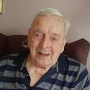 Fred Ames on his 100th birthday