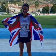 Jenny Reay European W65 10,000m Champion