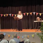 oung soprano Isabelle Morris entertained the friends of Budleigh Music Fest