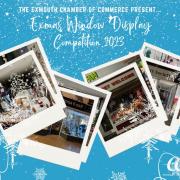 Exmouth Chamber of Commerce 'Exemas' window display