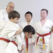 Young judo buffs at the LED Exmouth Judo Centre