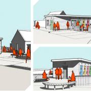 The plans for the new toilet block in Foxholes car park.