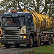 Tankers have been being used to transport waste through Exmouth after pipe bursts.