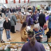 A busy day at Budleigh Food Market & Crafts