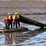 Six firefighters rescue walker stuck in mud on Exe Estuary