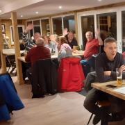 One of Jeanette's quiz nights at the previous venue, Exmouth Cricket Club