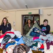 Charity jumble sale in East Budleigh