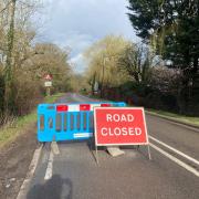 Road closed in Marlow
