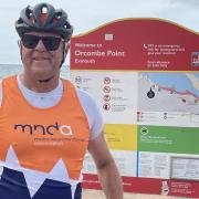 Mark Watts static bike challenge for MNDA