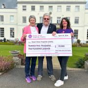 Exeter golfers cheque presentation at Exeter Golf and Country Club