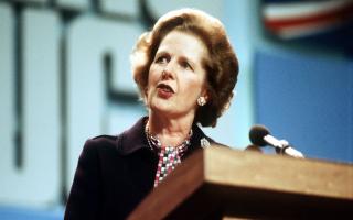 Former prime minister Margaret Thatcher