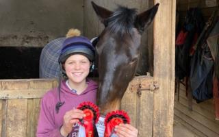 Budleigh horse rider Jessie Batson, 12