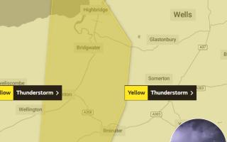 Yellow thunderstorm to be expected from 12pm to 8pm.