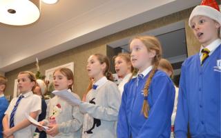 Brixington children's choir performs at local care homes spreading Christmas joy