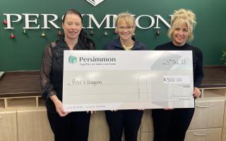 Both Pete's Dragons and Andy's Man Club were donated £500 by Persimmon Homes South West